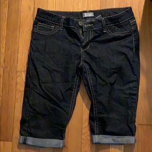 Denim Bermuda Shorts